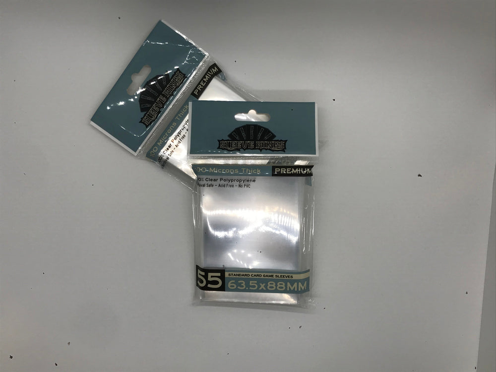 Premium Standard Card Game Sleeves (63.5x88mm) 55 Pack, 100 Micron, SKS-9905 (ONLINE ORDER ONLY)