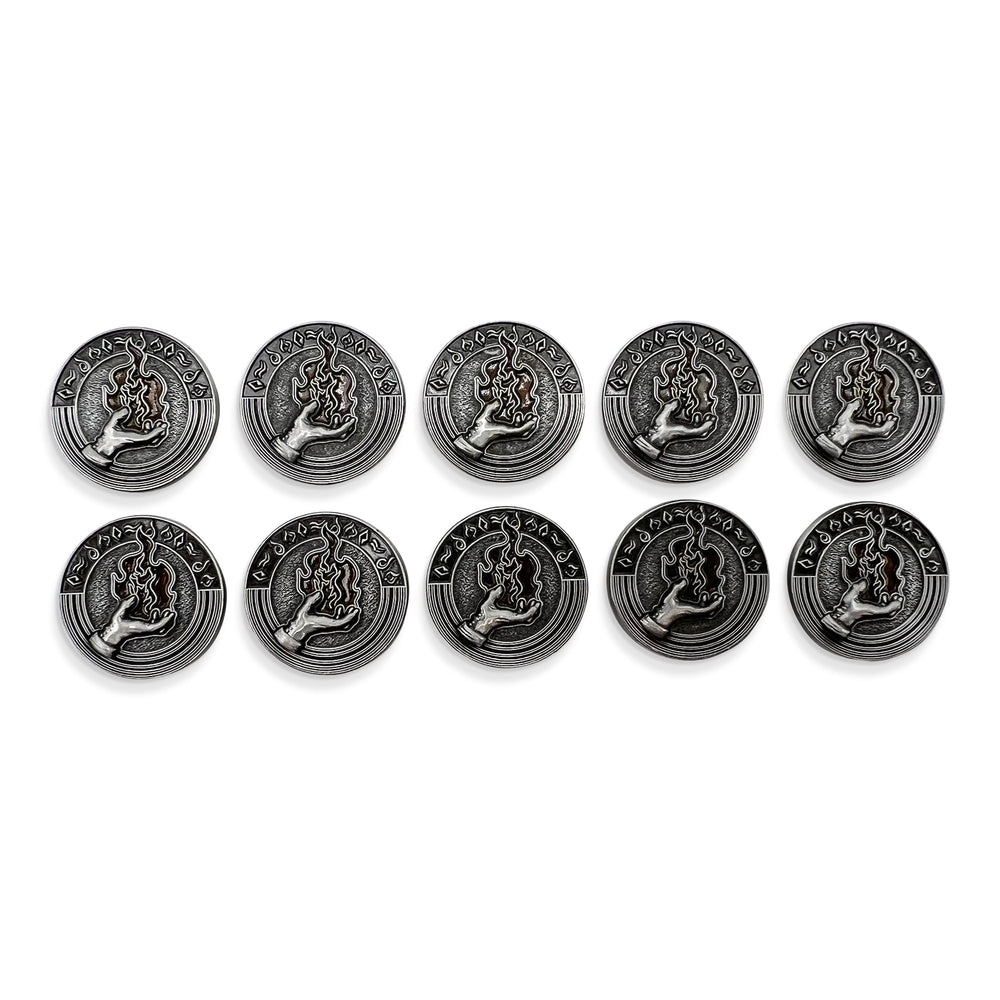 Class Coins - Sorcerer Metal Coins Set of 10 (ONLINE ORDER ONLY)