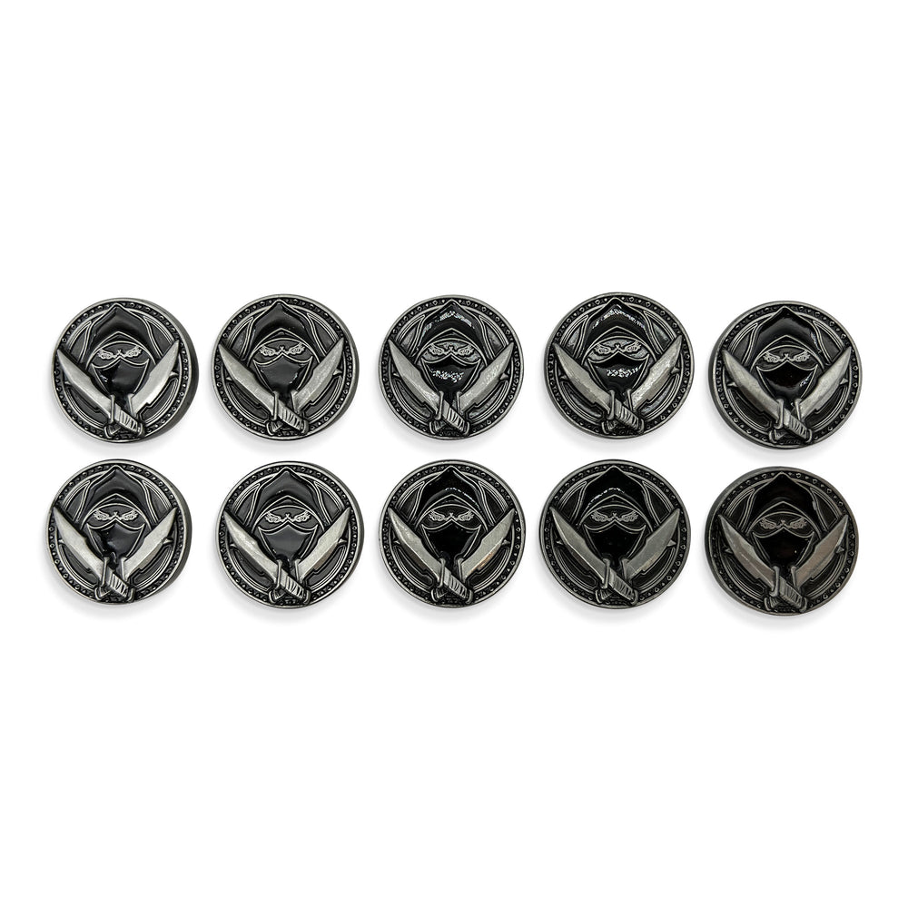 Class Coins - Rogue Metal Coins Set of 10 (ONLINE ORDER ONLY)