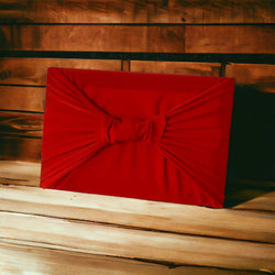 Small Reusable Cloth Furoshiki Gift Wrap | Bright Red (ONLINE ORDER ONLY)