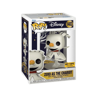 Zero as The Chariot #1403 Funko Pop! - The Nightmare Before Christmas - Hot Topic Exclusive (ONLINE ORDER ONLY)