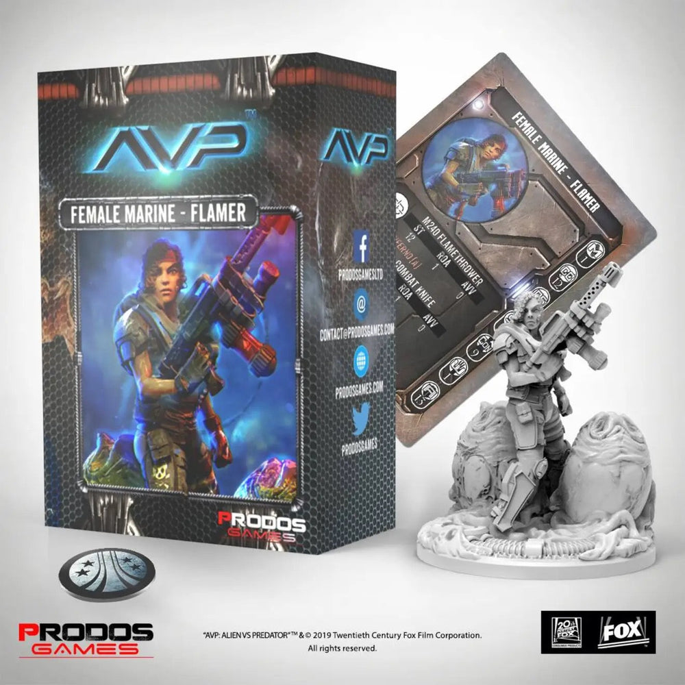 Alien vs Predator (AVP): Female Marine - Flamer (ONLINE ORDER ONLY)
