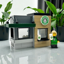 SomanyBucks Coffee Stand with Barista Minifig (ONLINE ORDER ONLY)