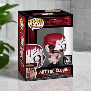 [Restock] Terrifier Art The Clown Bloody Hot Topic Scare Fair 2024 Funko Pop (ONLINE ORDER ONLY)