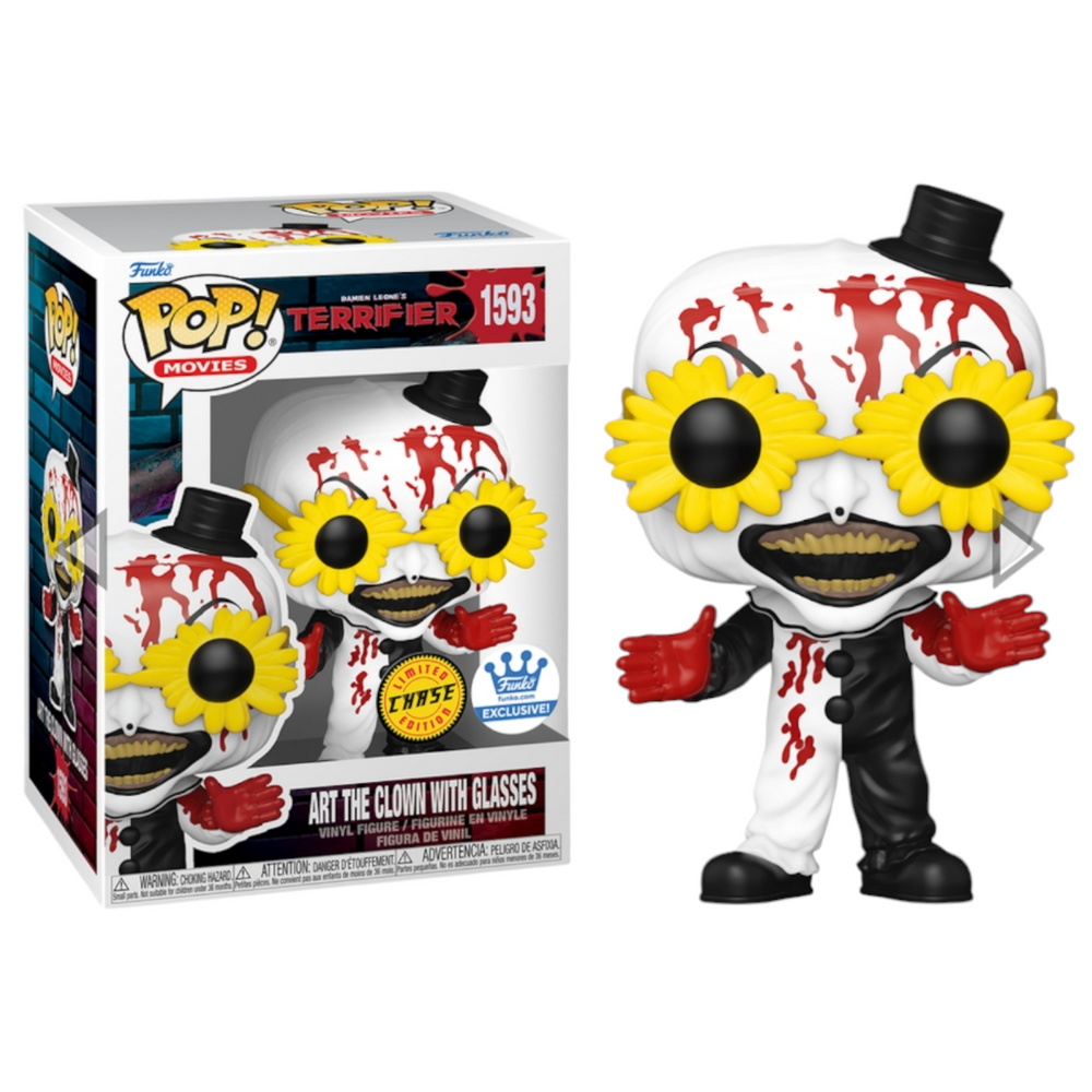 POP! Movies: Terrifier - Art the Clown with Glasses Bloody Chase Funko Shop Exclusive (ONLINE ORDER ONLY)