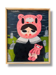 Burger Babie - Gloomy Bear Girl - Original Artwork -Gloomy Bear Exhibition (ONLINE ORDER ONLY)