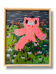 Burger Babie - Gloomy Bear Hideside - Original Artwork -Gloomy Bear Exhibition (ONLINE ORDER ONLY)
