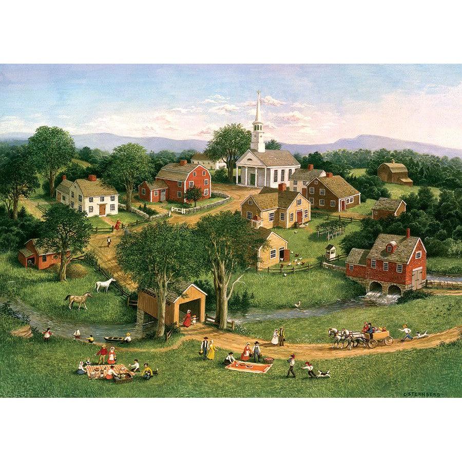 Picnic by the Bridge 1000 Piece Jigsaw Puzzle Cobble Hill (ONLINE ORDER ONLY)