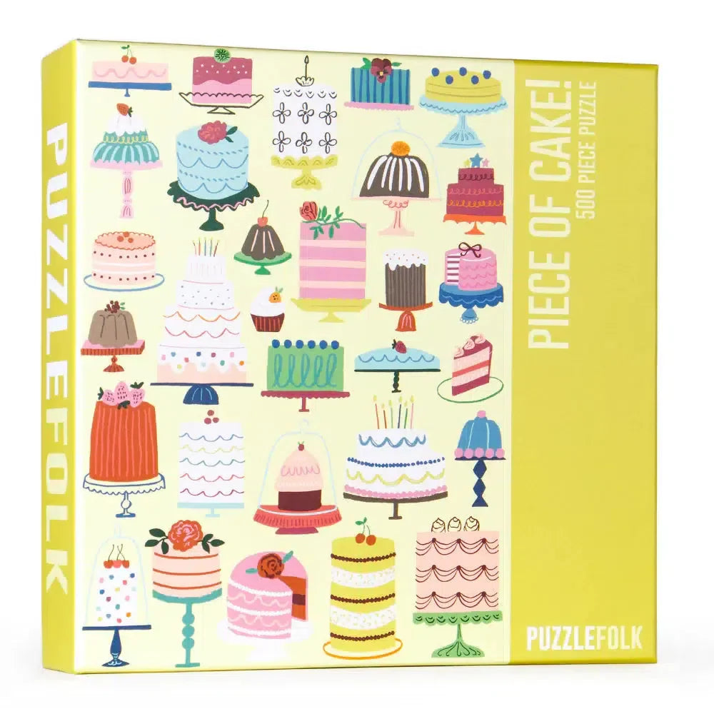 Piece of Cake! 500 Piece Jigsaw Puzzle PuzzleFolk (ONLINE ORDER ONLY)