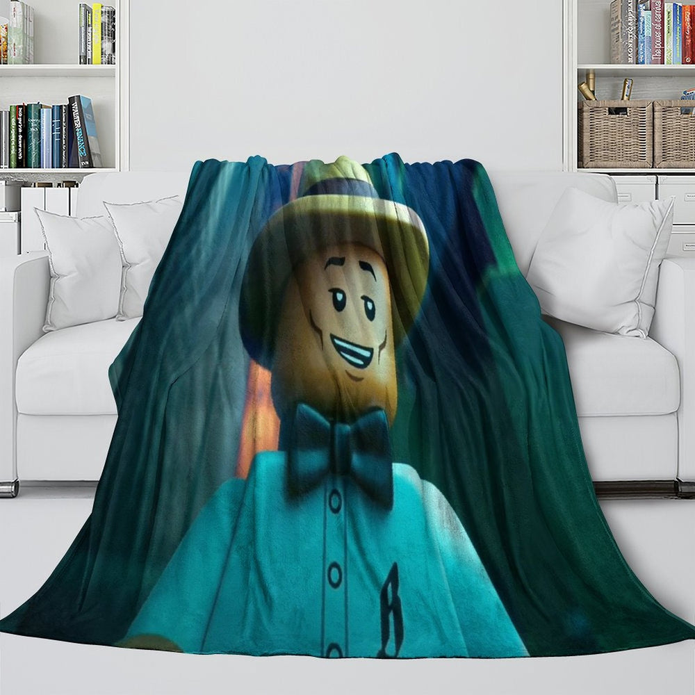 Piece By Piece Blanket Flannel Fleece Throw Room Decoration (Online Order Only)
