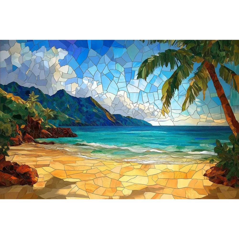 Pieces of Paradise 1000 Piece Jigsaw Puzzle Trippy