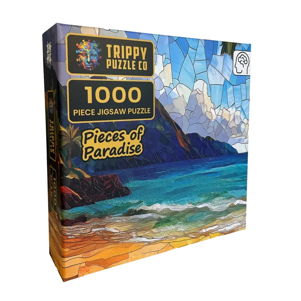 Pieces of Paradise 1000 Piece Jigsaw Puzzle Trippy