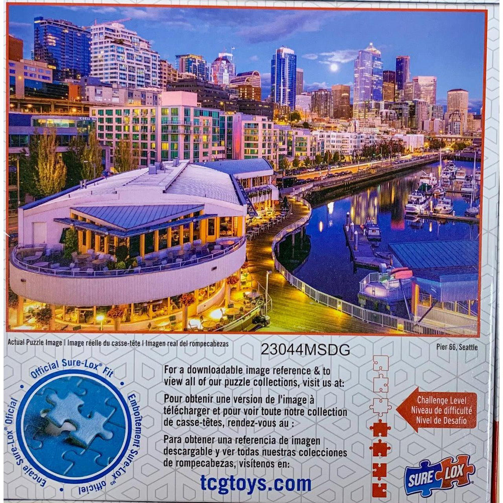 Pier 66 Seattle Fantastic Photos 500 Piece Jigsaw Puzzle Sure Lox (ONLINE ORDER ONLY)