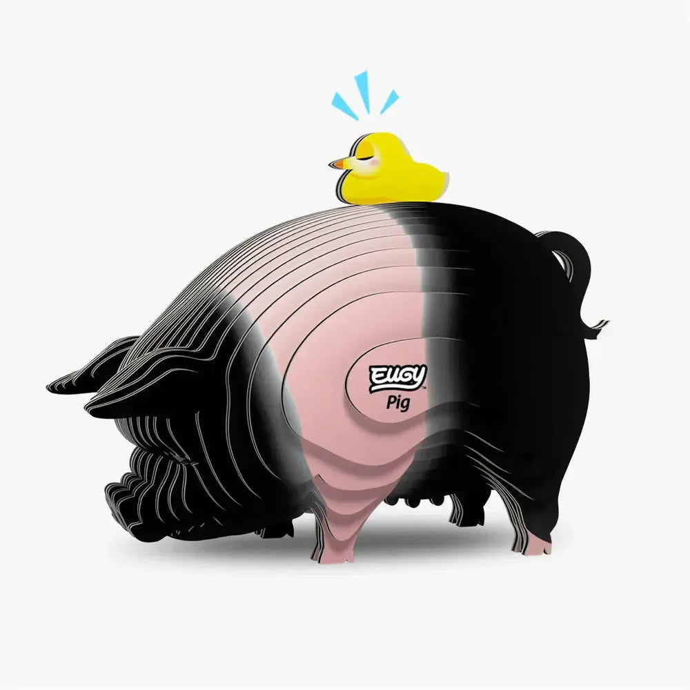 Pig 3D Cardboard Model Kit Eugy