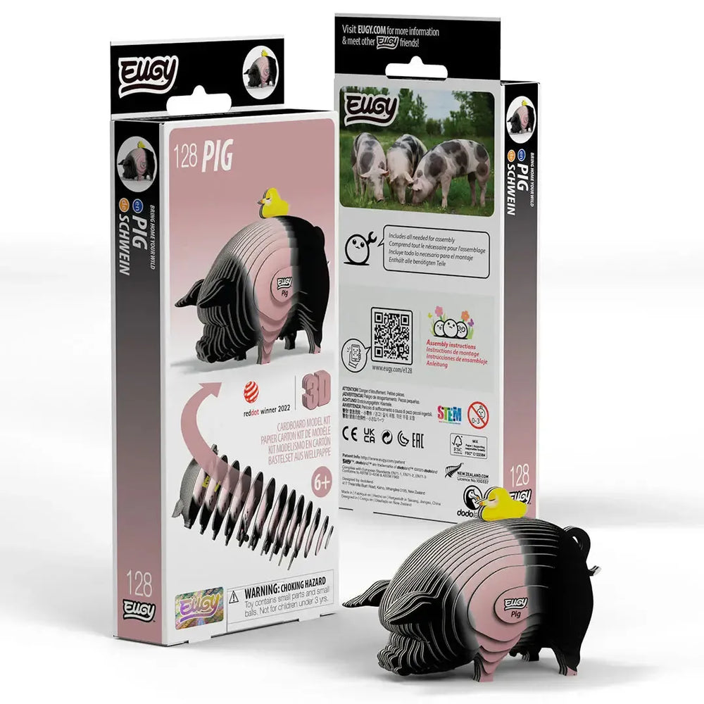 Pig 3D Cardboard Model Kit Eugy