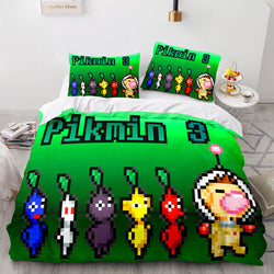 Pikmin Pattern Bedding Set Cosplay Quilt Covers (Online Order Only)