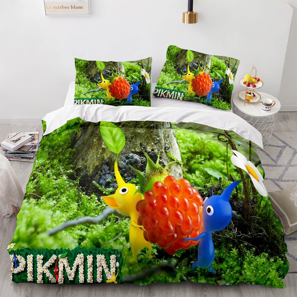 Pikmin Bedding Set Duvet Cover Bed Sets (Online Order Only)