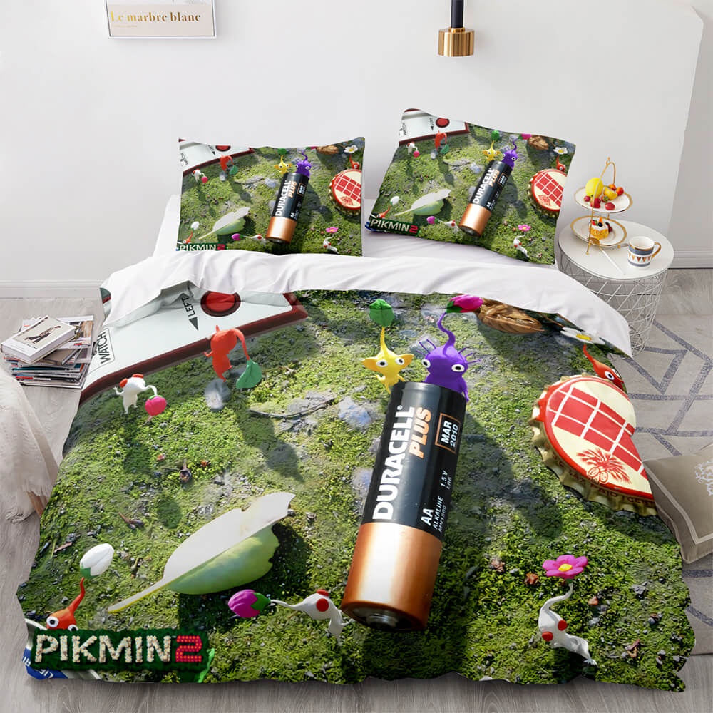 Pikmin Pattern Bedding Set Cosplay Quilt Covers (Online Order Only)