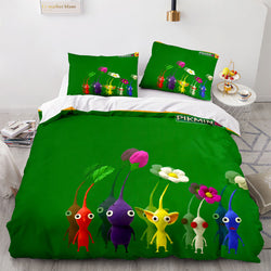 Pikmin Pattern Bedding Set Cosplay Quilt Covers (Online Order Only)