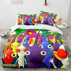 Pikmin Pattern Bedding Set Cosplay Quilt Covers (Online Order Only)