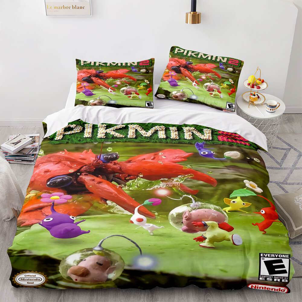 Pikmin Bedding Set Duvet Cover Bed Sets (Online Order Only)