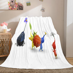 Pikmin Soft Flannel Fleece Throw Blanket (Online Order Only)