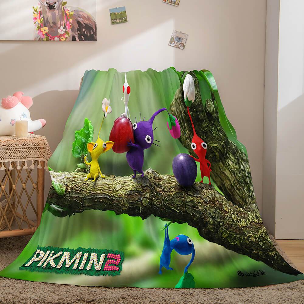 Pikmin Flannel Fleece Blanket (Online Order Only)