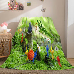 Pikmin Flannel Fleece Blanket (Online Order Only)