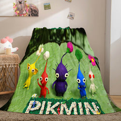 Pikmin Soft Flannel Fleece Throw Blanket (Online Order Only)