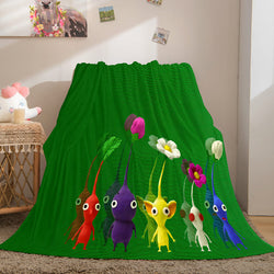 Pikmin Soft Flannel Fleece Throw Blanket (Online Order Only)
