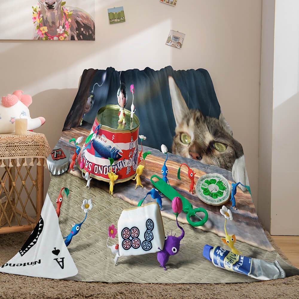 Pikmin Flannel Fleece Blanket (Online Order Only)