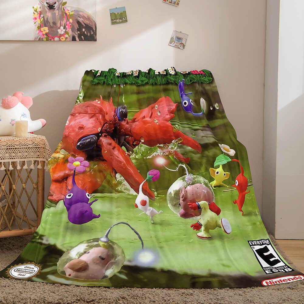 Pikmin Flannel Fleece Blanket (Online Order Only)