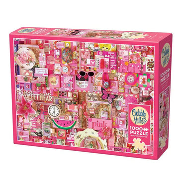 Pink 1000 Piece Jigsaw Puzzle Cobble Hill (ONLINE ORDER ONLY)