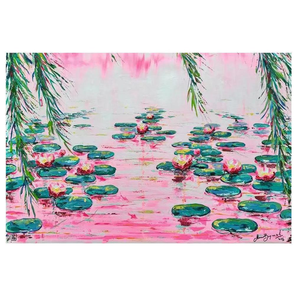 Pink Water Lilies 4000 Piece Jigsaw Puzzle Ravensburger (ONLINE ORDER ONLY)