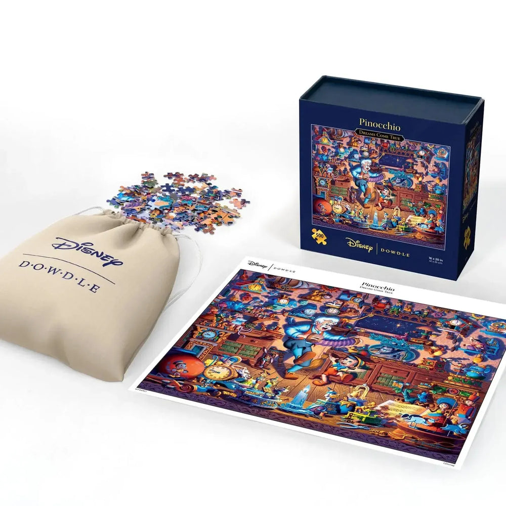 Pinocchio Dreams Come True 500 Piece Jigsaw Puzzle Disney x Dowdle (ONLINE ORDER ONLY)