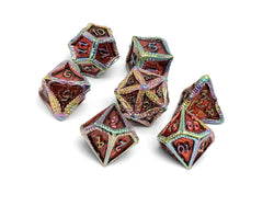 Pirate Dice - Ahoy Matey! 7 Piece RPG set Alloy Metal Dice (ONLINE ORDER ONLY)