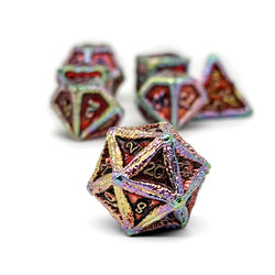 Pirate Dice - Ahoy Matey! 7 Piece RPG set Alloy Metal Dice (ONLINE ORDER ONLY)