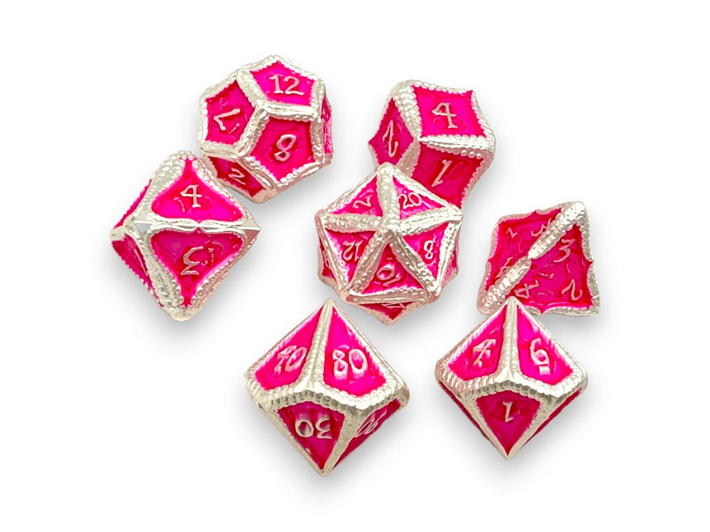 Pirate Dice - Man-O-War 7 Piece RPG set Alloy Metal Dice (ONLINE ORDER ONLY)