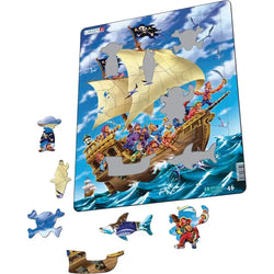 Pirates Celebrating 30 Piece Tray Jigsaw Puzzle Larsen