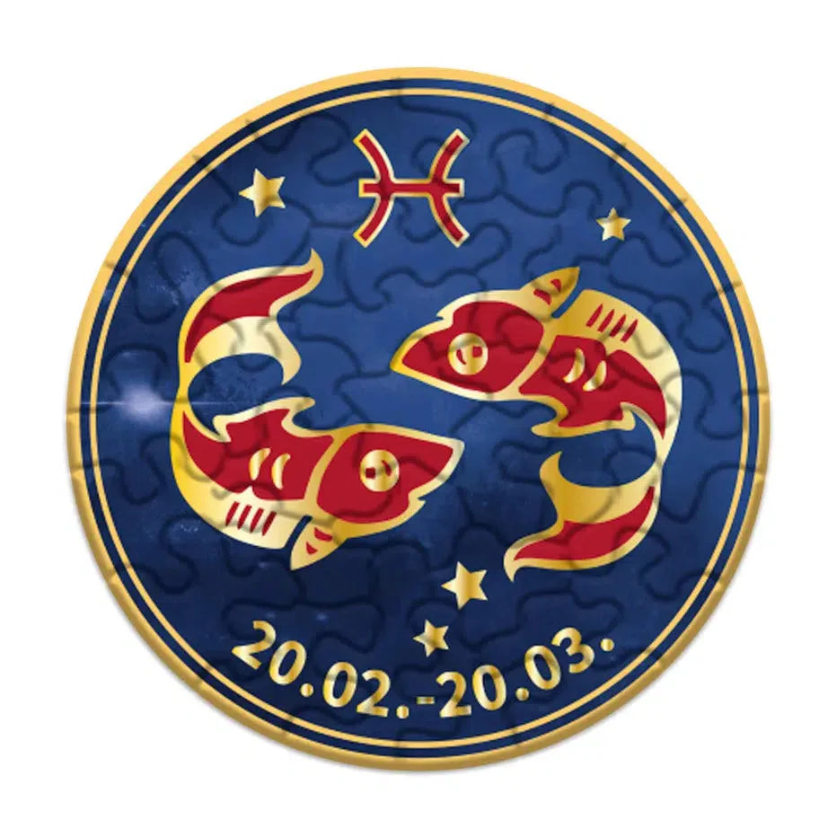 Pisces Zodiac 33 Piece Mini Matchbox Jigsaw Puzzle Curiosi (ONLINE ORDER ONLY)