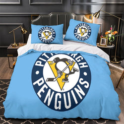 Pittsburgh Penguins Bedding Set Quilt Duvet Cover Without Filler (Online Order Only)