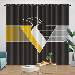 Pittsburgh Penguins Curtains Blackout Window Drapes Room Decoration (Online Order Only)