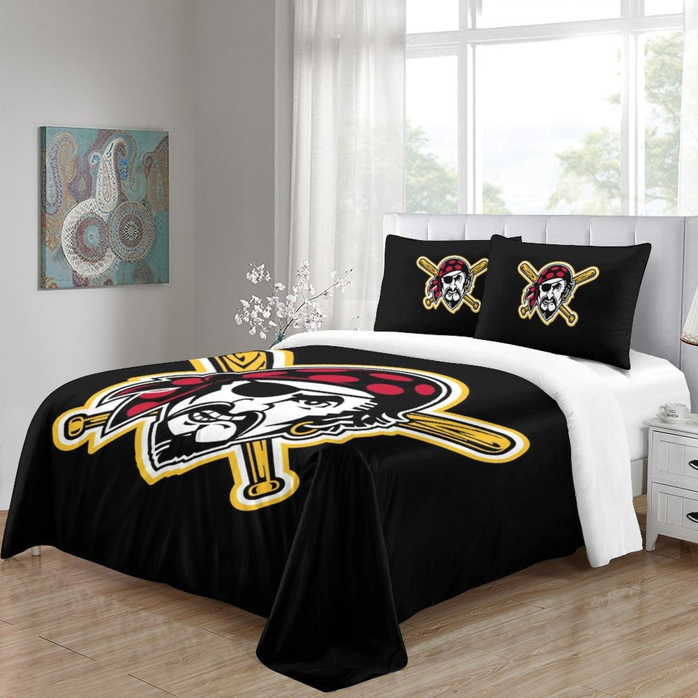 Pittsburgh Pirates Bedding Set Quilt Cover Without Filler (Online Order Only)