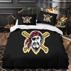 Pittsburgh Pirates Bedding Set Quilt Cover Without Filler (Online Order Only)