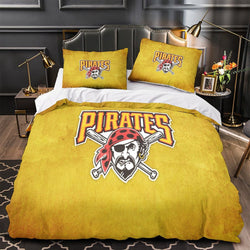 Pittsburgh Pirates Bedding Set Quilt Cover Without Filler (Online Order Only)
