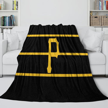 Pittsburgh Pirates Blanket Flannel Throw Room Decoration (Online Order Only)