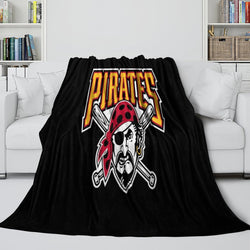 Pittsburgh Pirates Blanket Flannel Throw Room Decoration (Online Order Only)