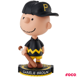 Charlie Brown Peanuts Bighead MLB Bobbleheads (ONLINE ORDER ONLY)