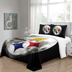 Pittsburgh Steelers Bedding Set Duvet Cover Without Filler (Online Order Only)
