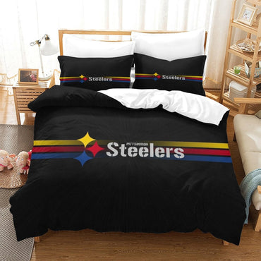 Pittsburgh Steelers Bedding Set Duvet Cover Without Filler (Online Order Only)